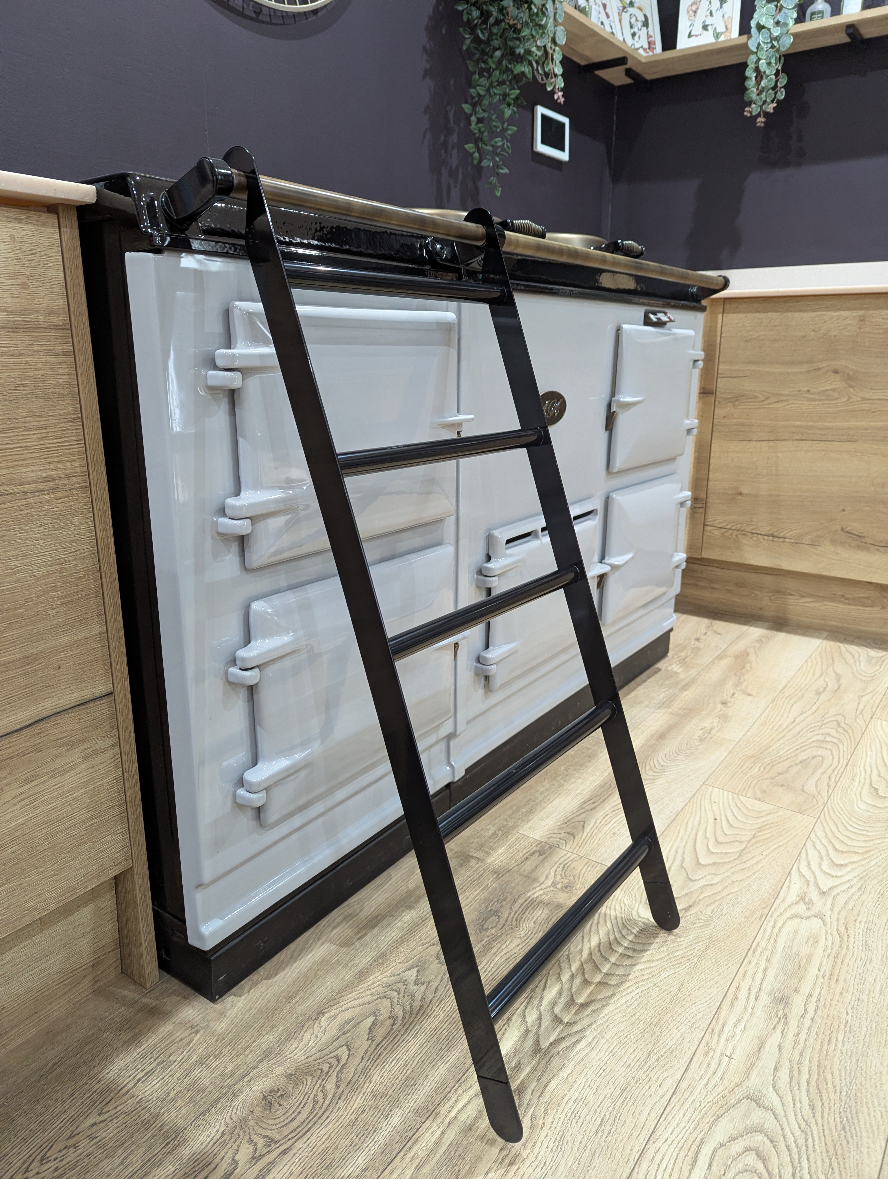 Old Ladder Drying Rack Ladder Drying Rack for Aga Cookers