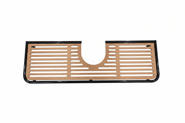 Wall Pot Rack with Flue Cut Out for Aga Cookers | Blake and Bull