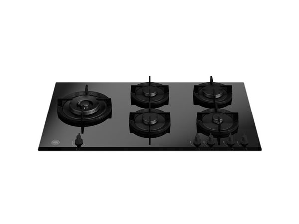 bertazzoni modern gas hob on glass