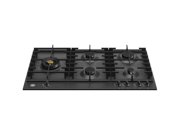 bertazzoni modern gas hob black