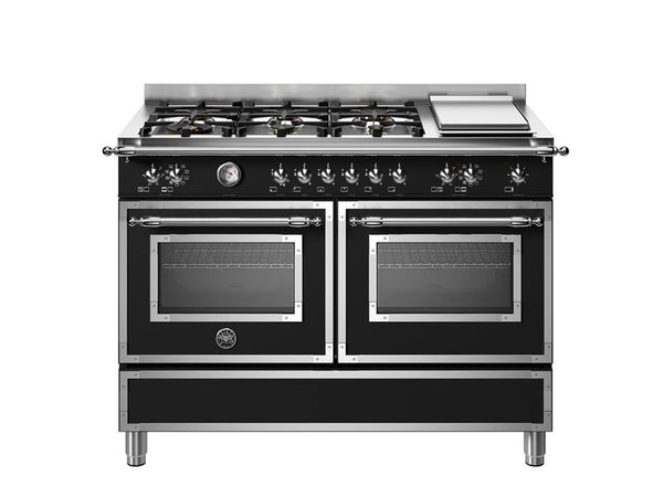 bertazzoni heritage nero range cooker
