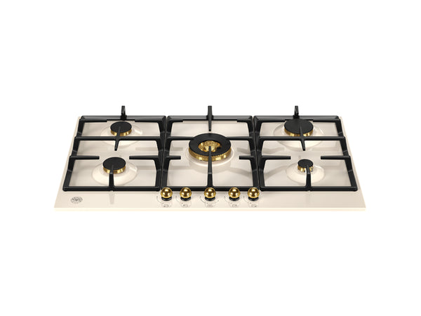 bertazzoni professional gas hob ivory