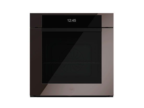 bertazzoni built in mirror obsidian cooker