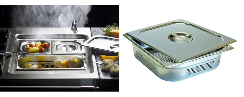 lacanche range cooker perforated gastro container