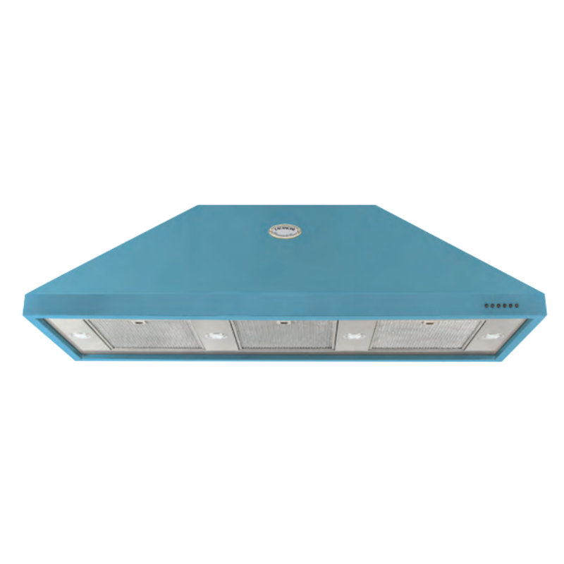 lacanche classic blue range cooker hood