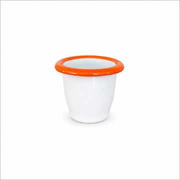 Egg Cup - White with Orange | Falcon
