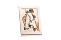 letter a floral illustration with butterfly