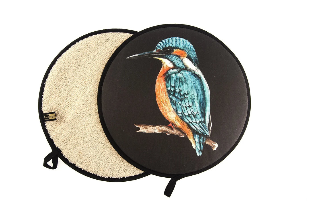 black kingfisher hob cover