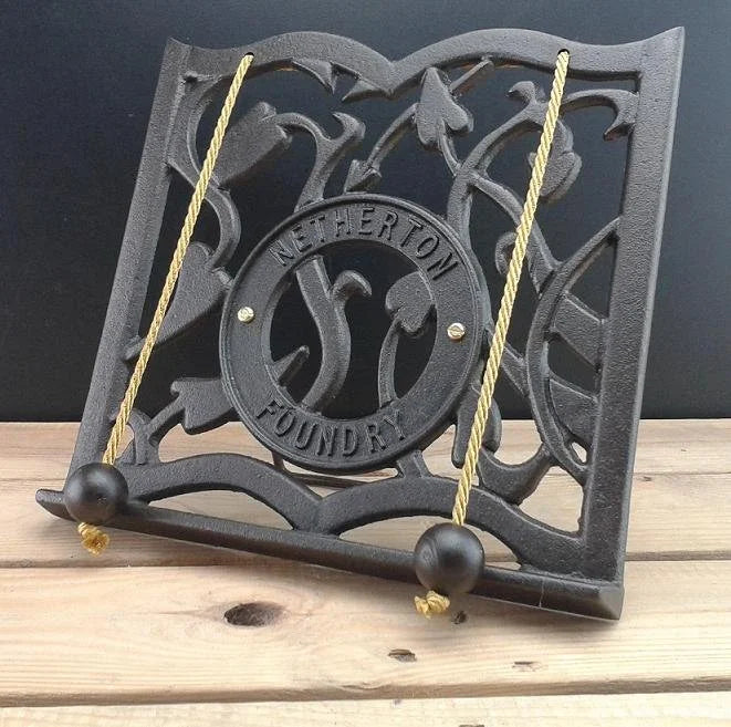 netherton foundry iron bookstand