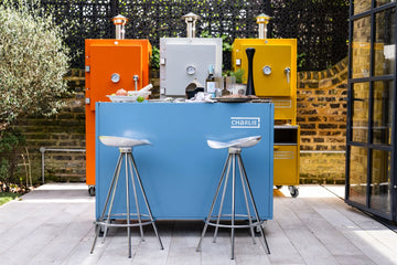 charlie multicoloured outdoor ovens with kitchen island
