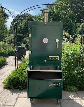 charlie outdoor tabletop oven in green chilli