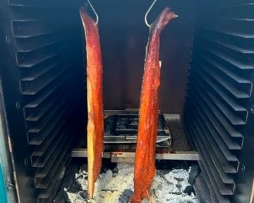charlie charcoal oven smoked trout
