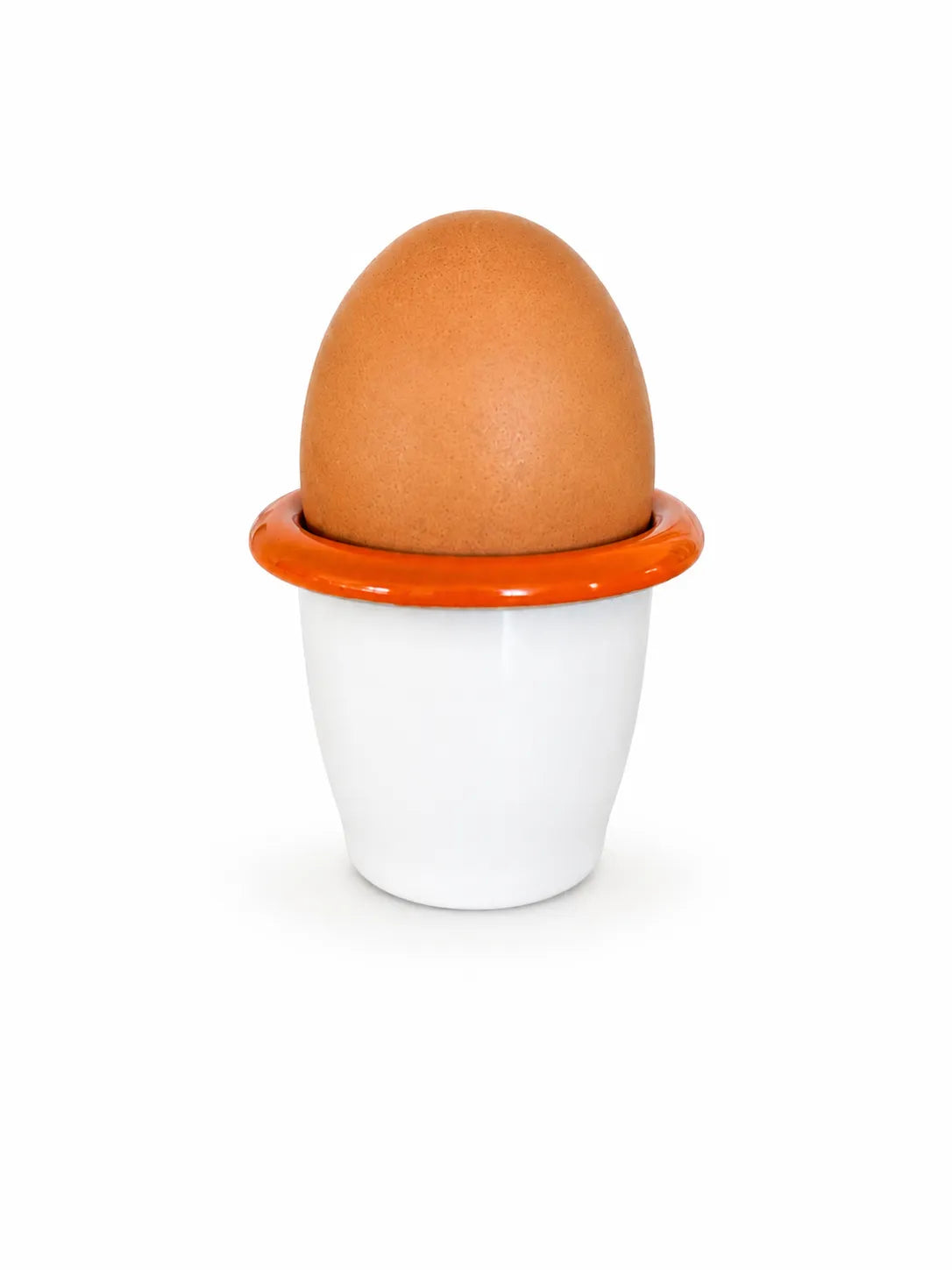 Egg Cup - White with Orange | Falcon