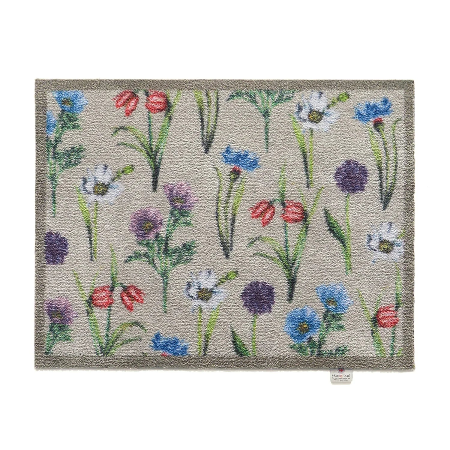 hug rug multi floral mat