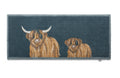 highland cows blue hug rug for 4 oven aga