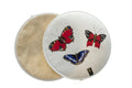 aga white hob cover butterfly
