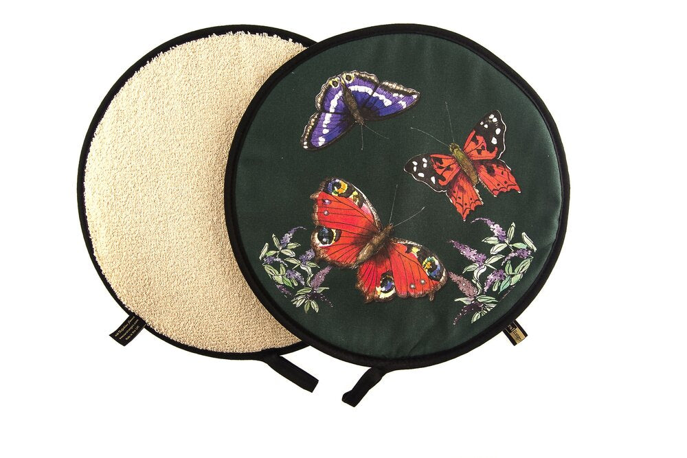 aga white hob cover butterfly