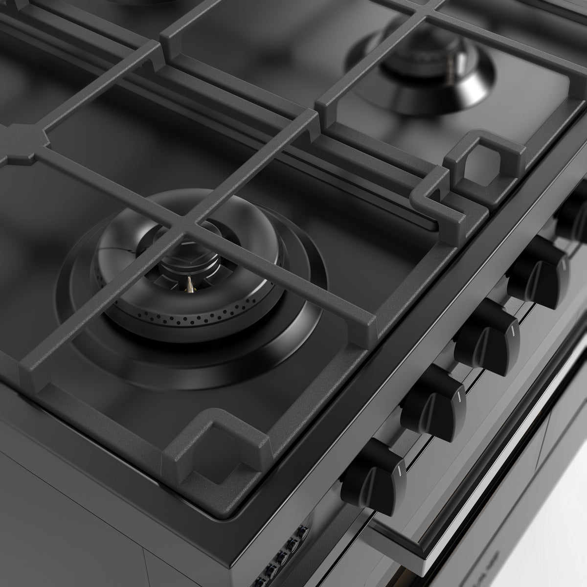 ilve proline range cooker gas hob