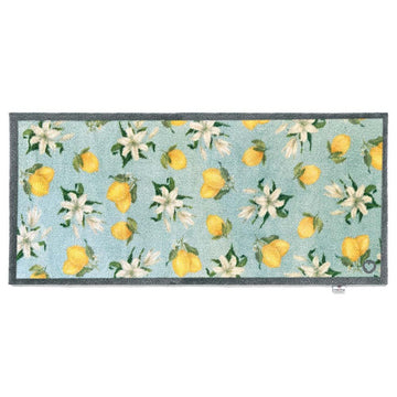 lemon and lilies hug rug