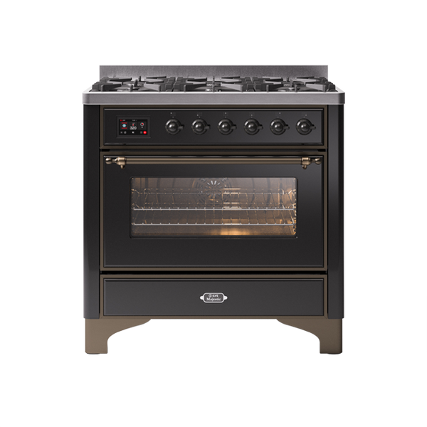 Gloss Black | Antique Bronze
