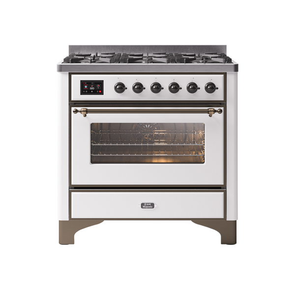 White | Antique Bronze