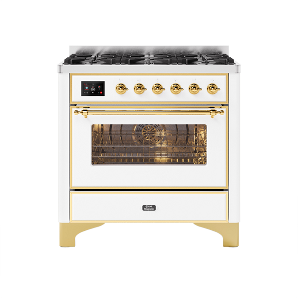 White | Brass