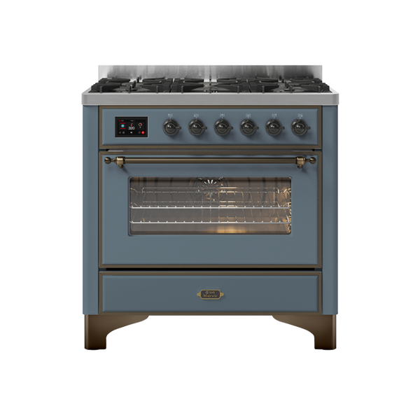 Blue Grey | Antique Bronze