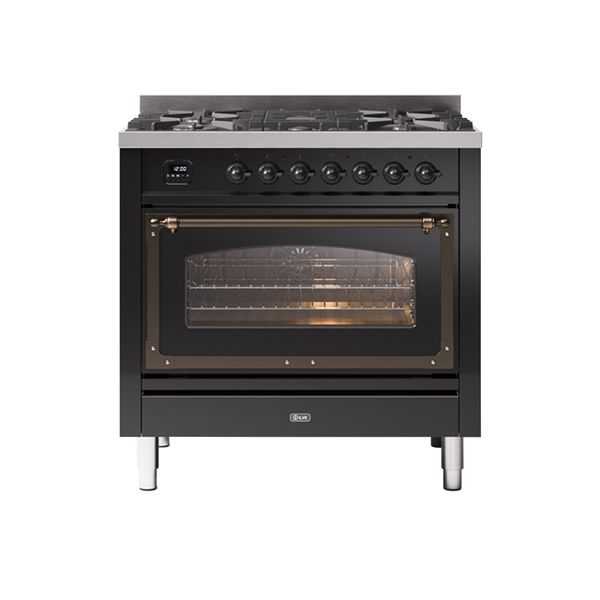 Gloss Black | Antique Bronze