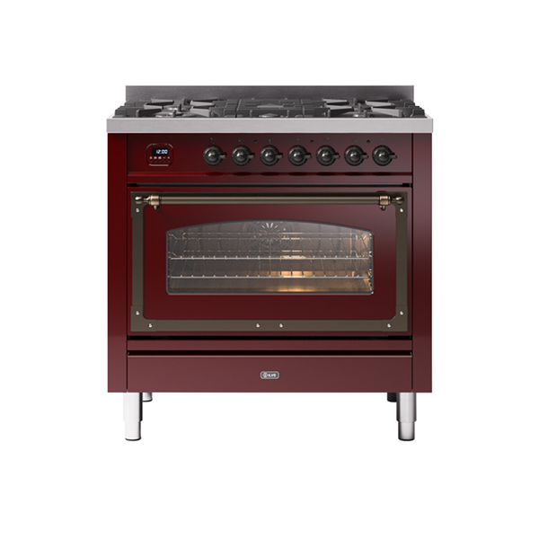 Burgundy Red | Antique Bronze