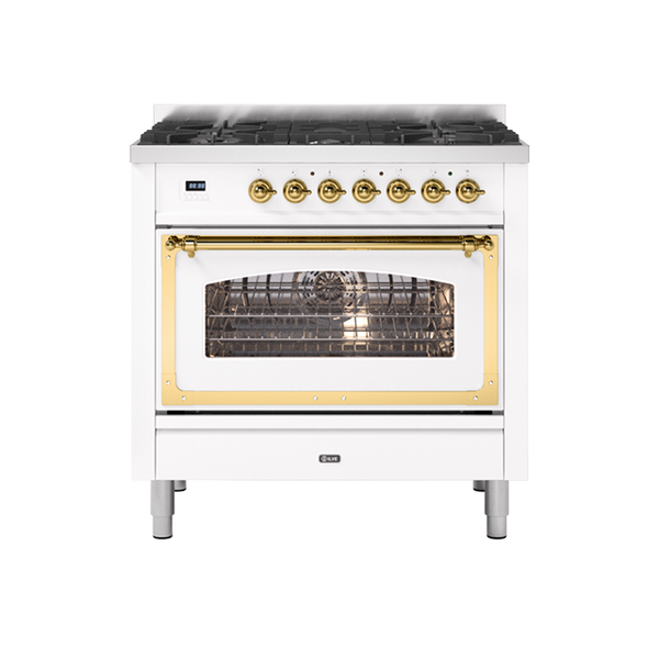 White | Brass