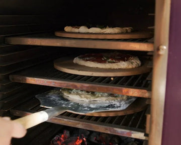 charlie charcoal oven cooked pizza