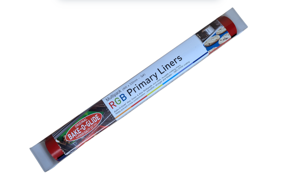 bake o glide food safety rgb primary liners