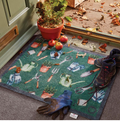 garden tools hug rug mat with gloves