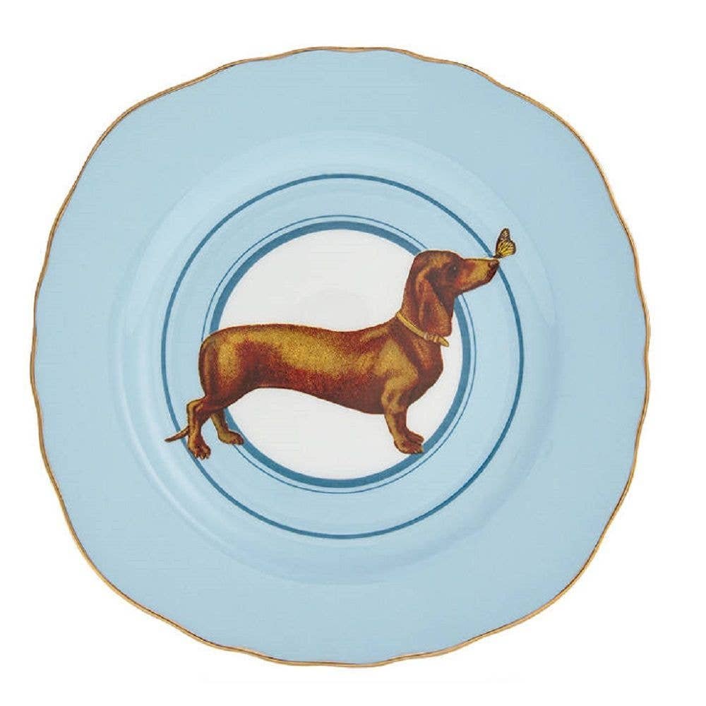 sausage dog dachshund sandwich plate