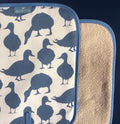 rayburn hob cover blue and white ducks