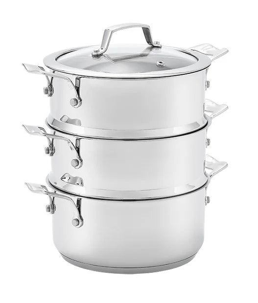 stellar stainless steel steamer set