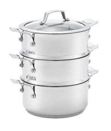 stellar stainless steel steamer set