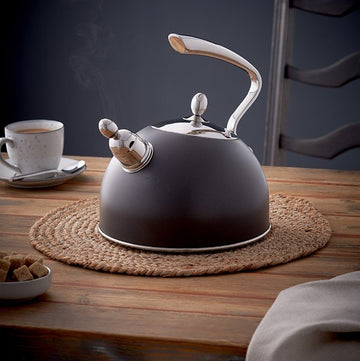 stellar stove top black ebony kettle