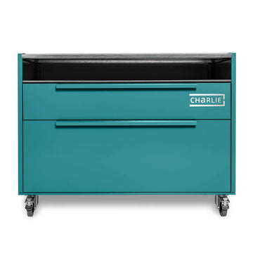 teal duck charlie outdoor kitchen cabinet