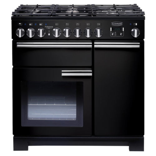 Rangemaster professional black cooker