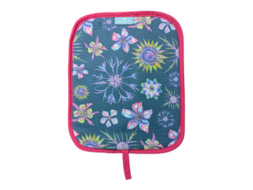 Rayburn Hob Cover: Midnight Petals by Willis Bloom