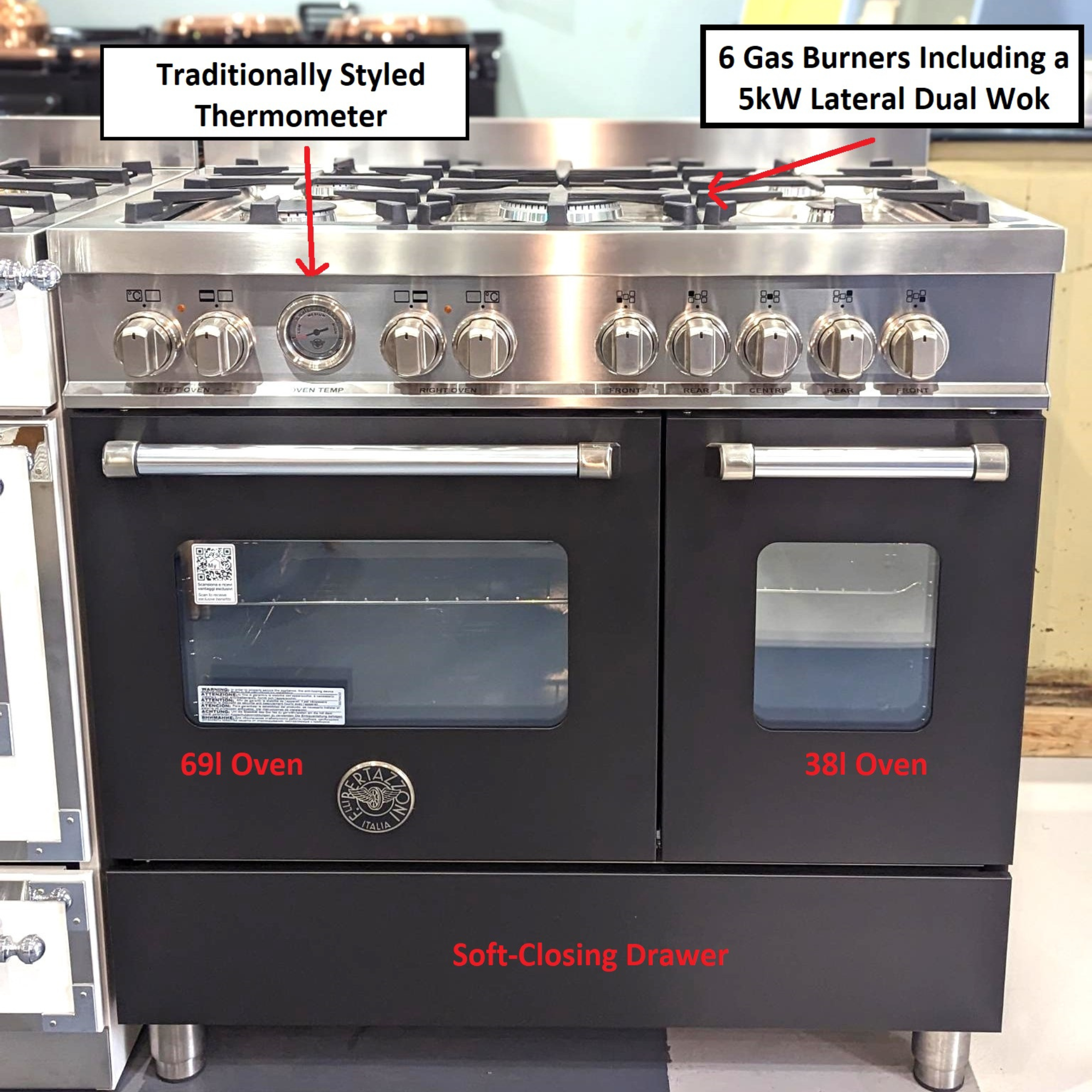bertazzoni master cooker dorset showroom