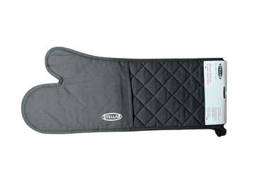 Stellar Thermal Resistant Double Oven Glove - Black