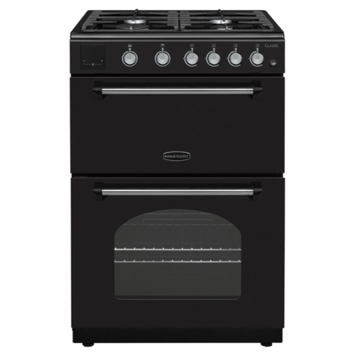 rangemaster in black with chrome