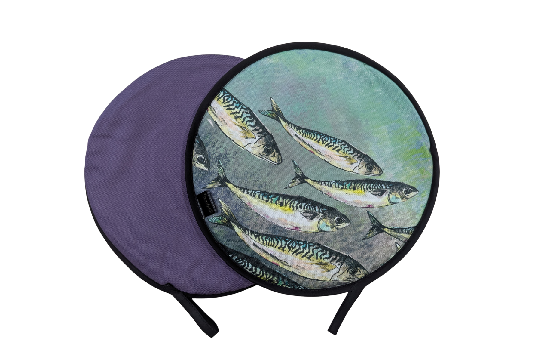 aga blue and purple hob covers mackerel 