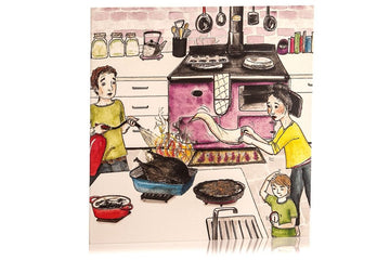 family aga fun greeting card
