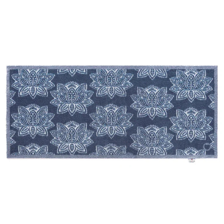 blue woodblock range cooker hug rug