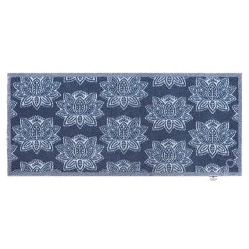 blue woodblock range cooker hug rug