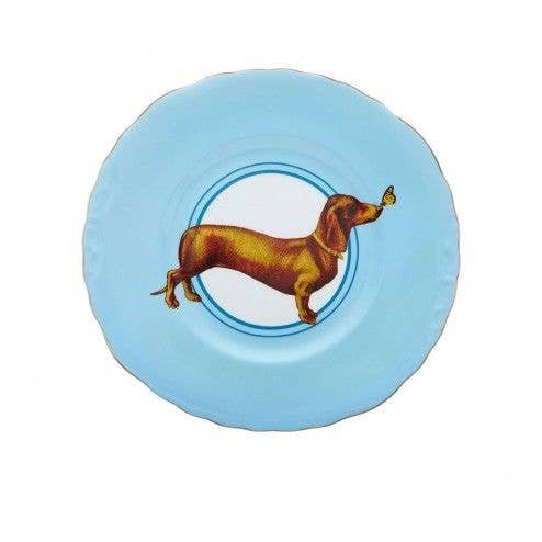 sausage dog dachshund sandwich plate