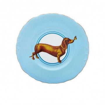 sausage dog dachshund sandwich plate